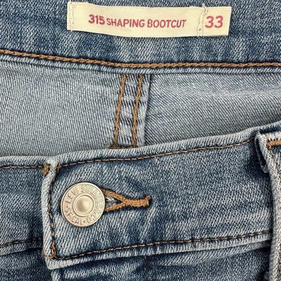 Levi's Strauss 315 Sz 33x32 Shaping Bootcut Women Jeans Blue  Casual Comfy Wear - Picture 5 of 7